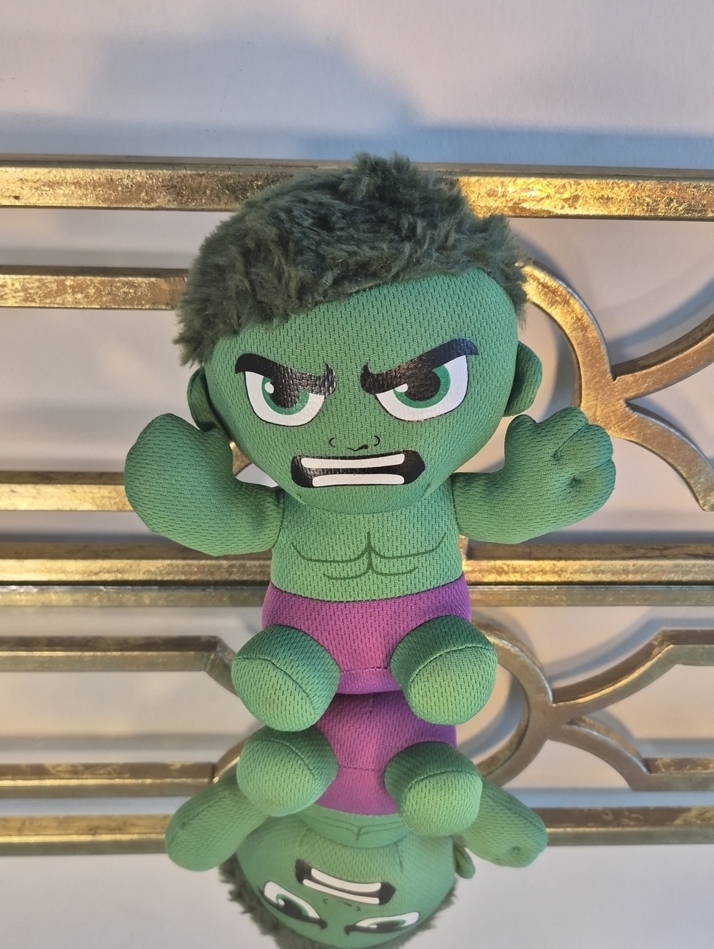 TY Marvel Hulk Superhero Plush, 7", Green.
